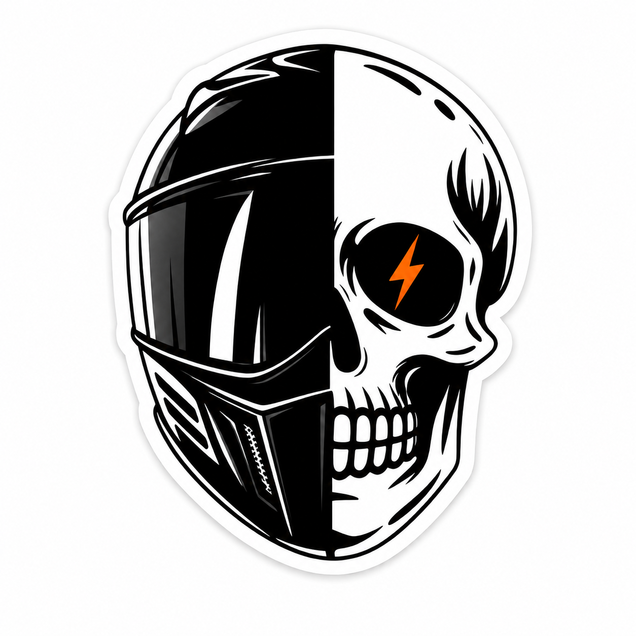 OG HELMET/SKULL STICKER